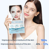 DERMAFIX Hyal Collagen Mask 8 Sheets – Hydrating & Moisturizing Blue
