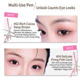 NEIYOU Angled Double Sides Gel Eyeliner – Waterproof & Smudge-Proof Dual-Ended Eyeliner Pen for Precise Cat-Eye & Long-Lasting Eye Makeup