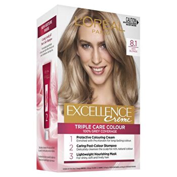 L'Oreal Paris Excellence Cr?me Permanent Hair Colour - 8.1 Ash Blonde