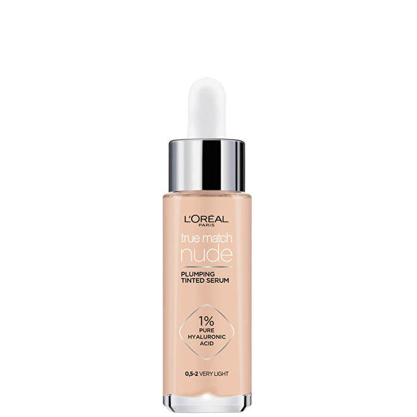 L?or?al Paris True Match Nude Plumping Tinted Serum Serum to Even Out Skin Tone Shade 0.5-2 Very Light 30 Ml