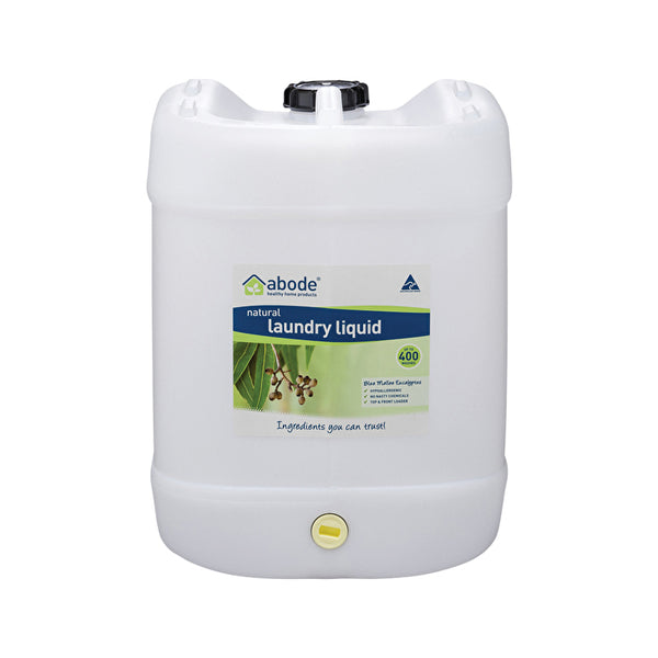 Abode Cleaning Products Abode Laundry Liquid (Front & Top Loader) Blue Mallee Eucalyptus 15000ml