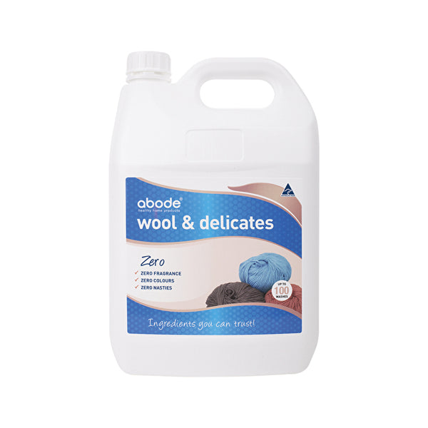 Abode Cleaning Products Abode Wool & Delicates (Front & Top Loader) Zero 4000ml