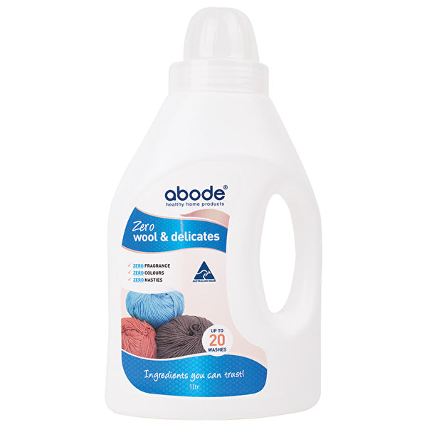 Abode Cleaning Products Abode Wool & Delicates (Front & Top Loader) Zero 1000ml