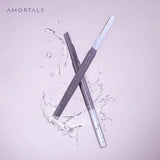 AMORTALS Double-Ended Micro Precision Eyebrow Razors – 2 Pieces