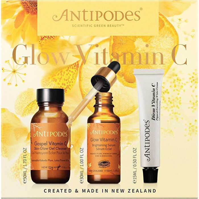 Antipodes Skincare Set Glow Vitamin C 3pk