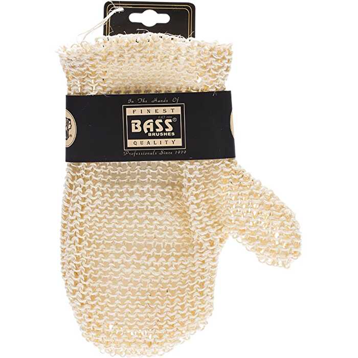 Bass Body Care Sisal Deluxe Hand Glove Knitted Style Firm