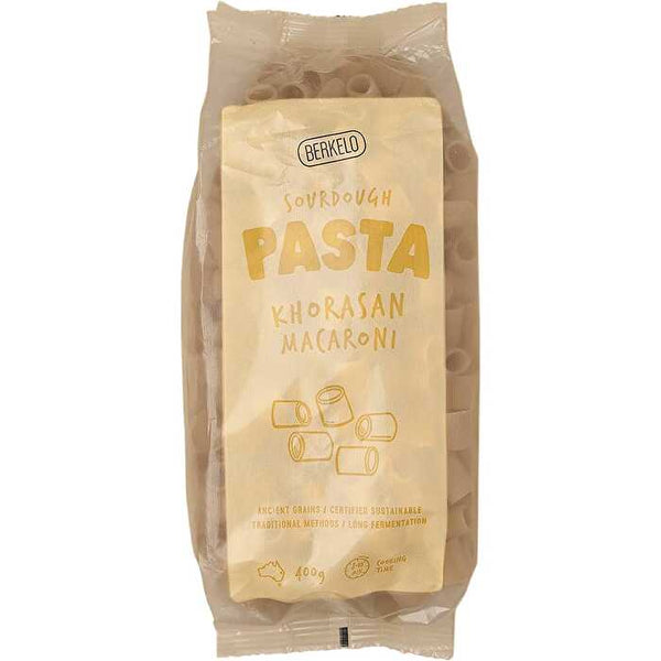 Berkelo Sourdough Pasta Khorasan Macaroni 400g