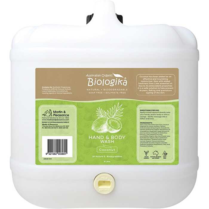 Biologika Hand & Body Wash (Bulk) Everyday Coconut 15000ml