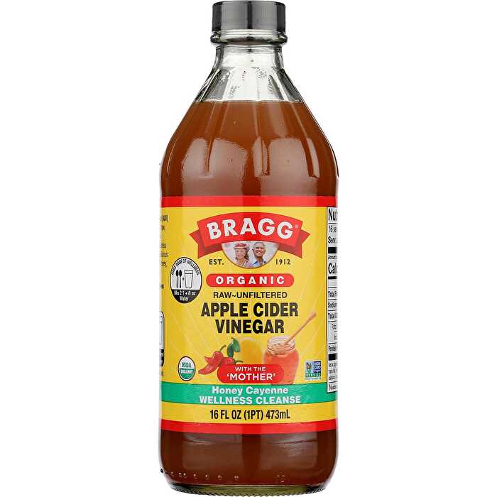 Bragg Apple Cider Vinegar Honey Cayenne Wellness Cleanse 473ml