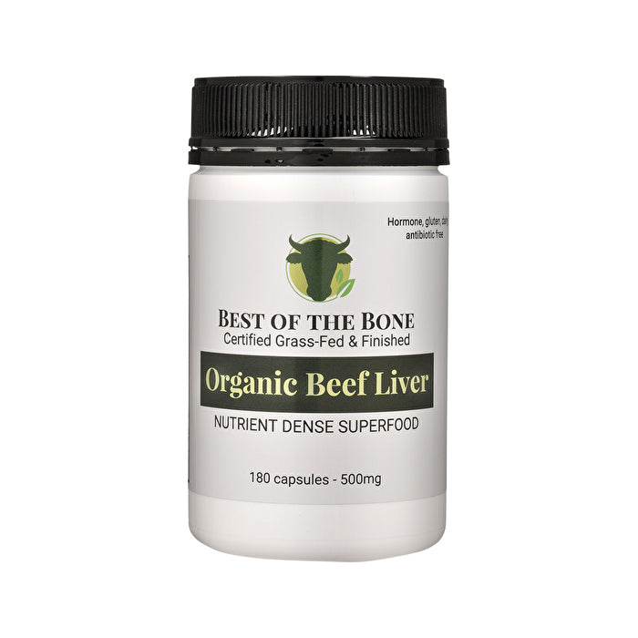 Best Of The Bone Best of the Bone Organic Beef Liver Nutrient Dense Superfood 180c
