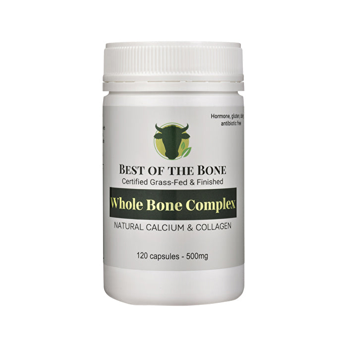 Best Of The Bone Best of the Bone Whole Bone Complex Natural Calcium & Collagen 120c