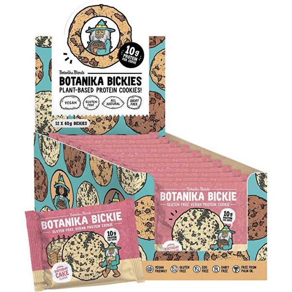 Botanika Blends Botanika Bickie Protein Cookie Birthday Cake 12x60g