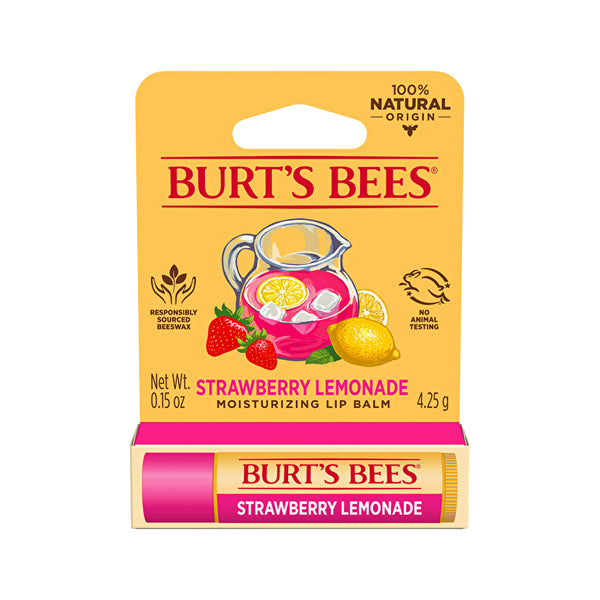 Burts Bees Burt's Bees Moisturising Lip Balm Strawberry Lemonade 4.25g