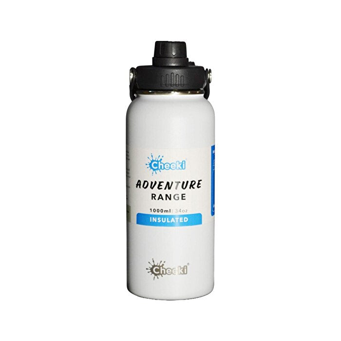 Cheeki Insulated Bottle Adventure White (Large) 1000ml