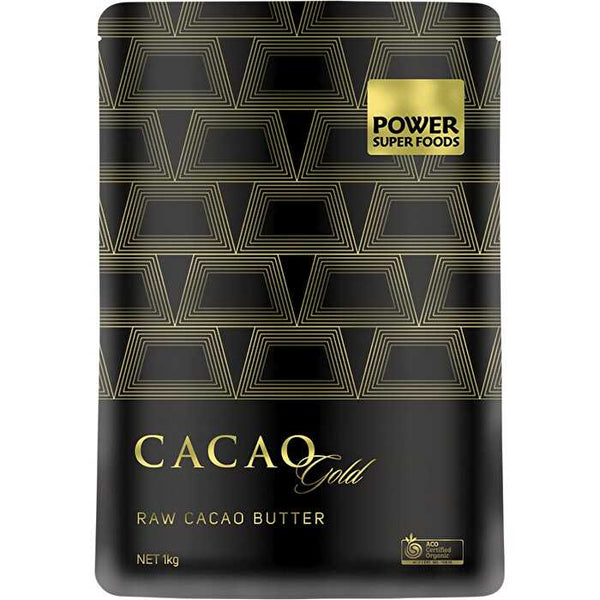 Power Super Foods Cacao Gold Butter Chunks Raw Certified Organic 1kg