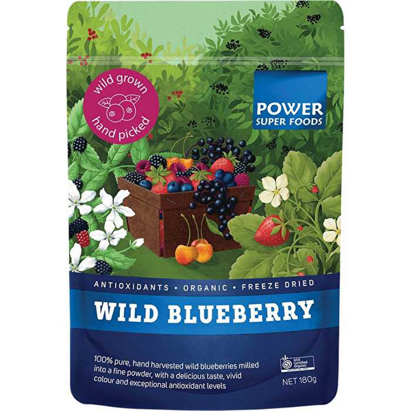 Power Super Foods Wild Blueberry Powder 180g