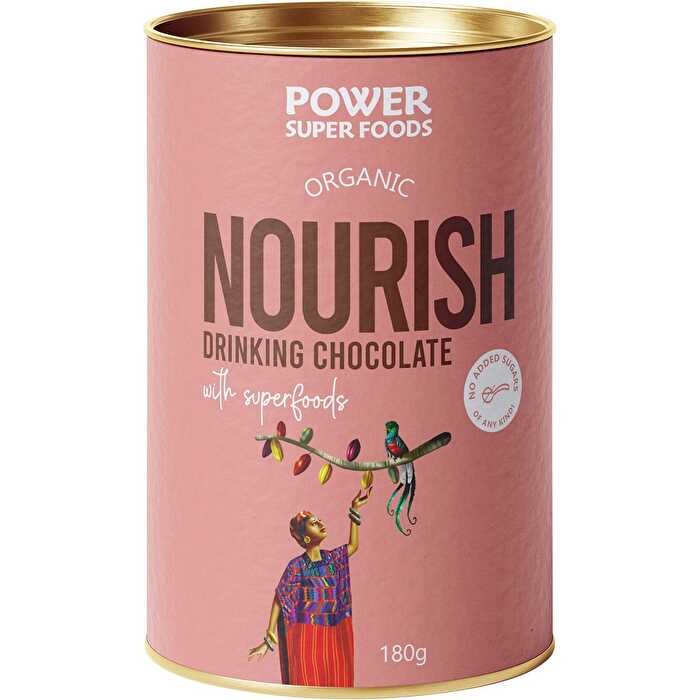 Power Super Foods Nourish Drinking Chocolate With Superfoods Cert Organic 180g