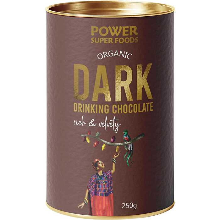 Power Super Foods Dark Drinking Chocolate Certified Organic 250g