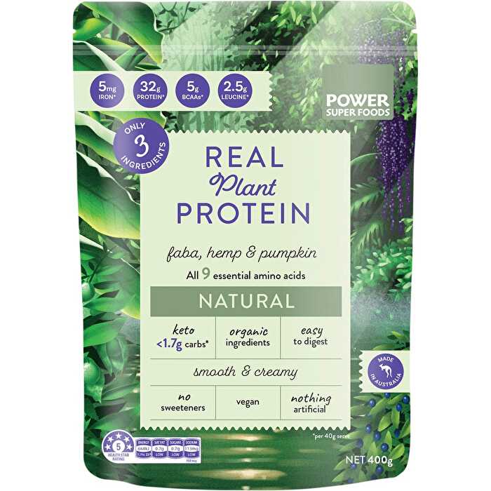 Power Super Foods Real Plant Protein Natural 400g