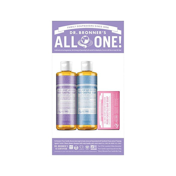 Dr. Bronner's Pure Castile Soap Love Unites Pack