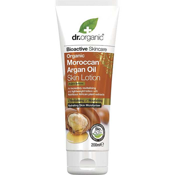 Dr Organic Skin Lotion Organic Moroccan Argan Oil 200ml