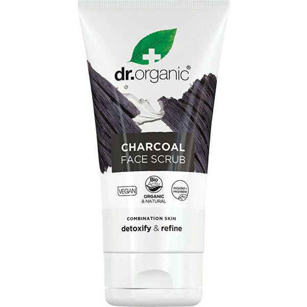 Dr Organic Face Scrub Charcoal 125ml