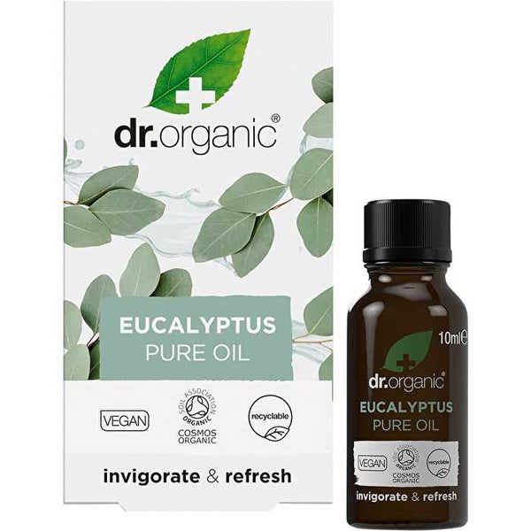 Dr Organic Eucalyptus Oil 100% Pure 10ml