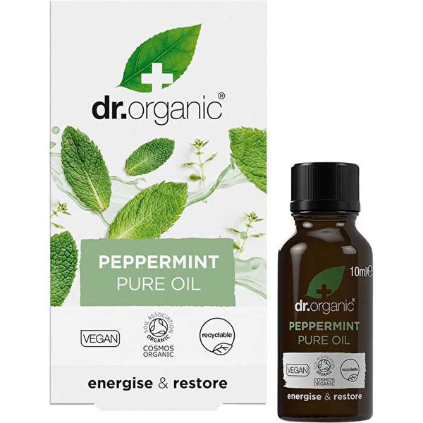 Dr Organic Peppermint Oil 100% Pure 10ml