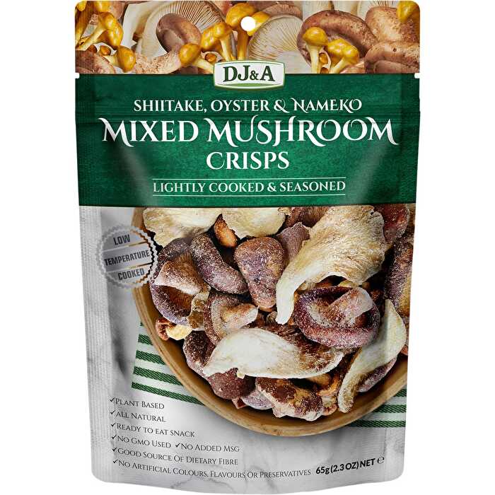 Dj&a Mixed Mushroom Crisps 9x65g