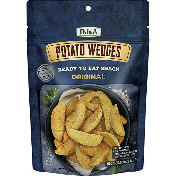 Dj&a Potato Wedges Original 9x100g