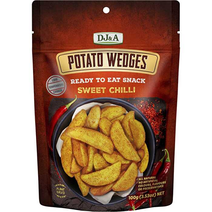 Dj&a Potato Wedges Sweet Chilli 9x100g