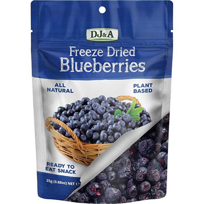 Dj&a Freeze Dried Blueberries 10x25g