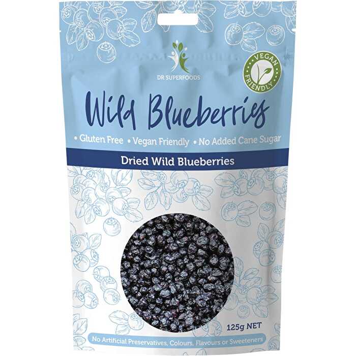 Dr Superfoods Dried Wild Blueberries 125g