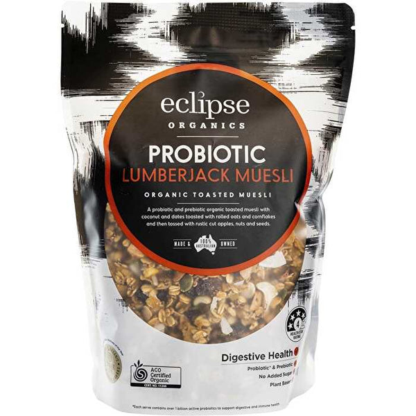 Eclipse Organics Organic Muesli Probiotic Lumberjack 410g