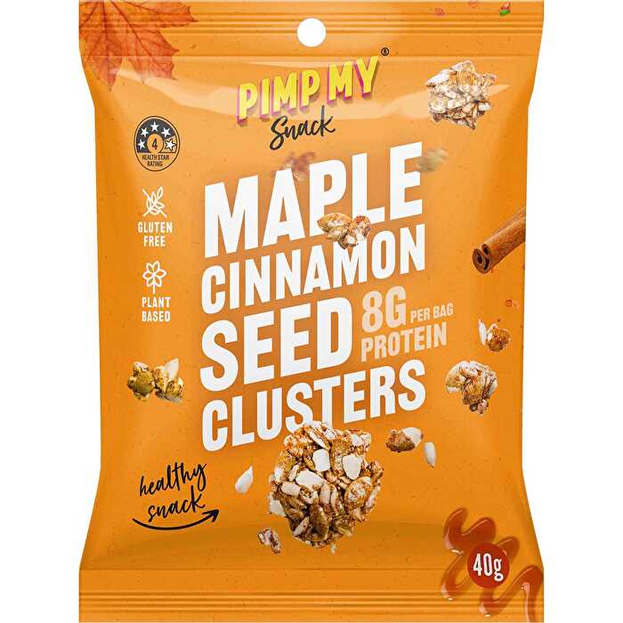 Pimp My Snack Maple Cinnamon Seeds Clusters 12x40g