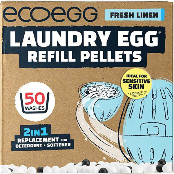 Ecoegg Laundry Egg Refill Pellets 50 Washes Fresh Linen