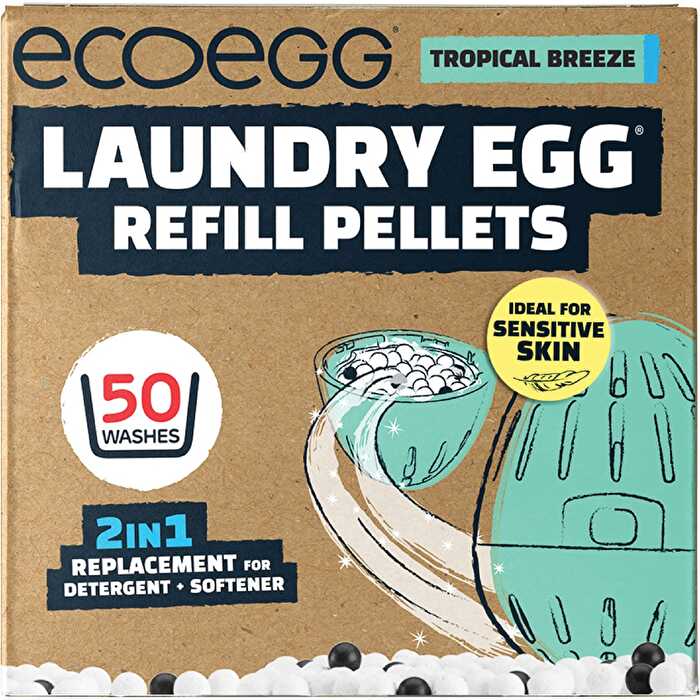 Ecoegg Laundry Egg Refill Pellets 50 Washes Tropical Breeze