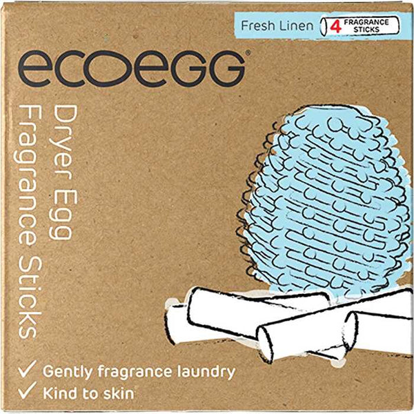 Ecoegg Dryer Eggs Fragrance Sticks Refill Fresh Linen 4pk