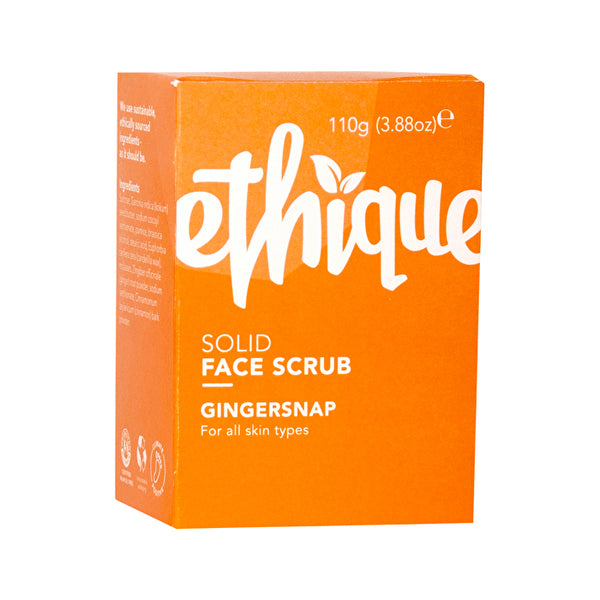 Ethique Solid Face Scrub Bar Gingersnap 110g