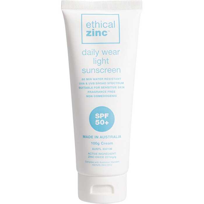 Ethical Zinc Daily Wear Light Sunscreen SPF 50+ 100g