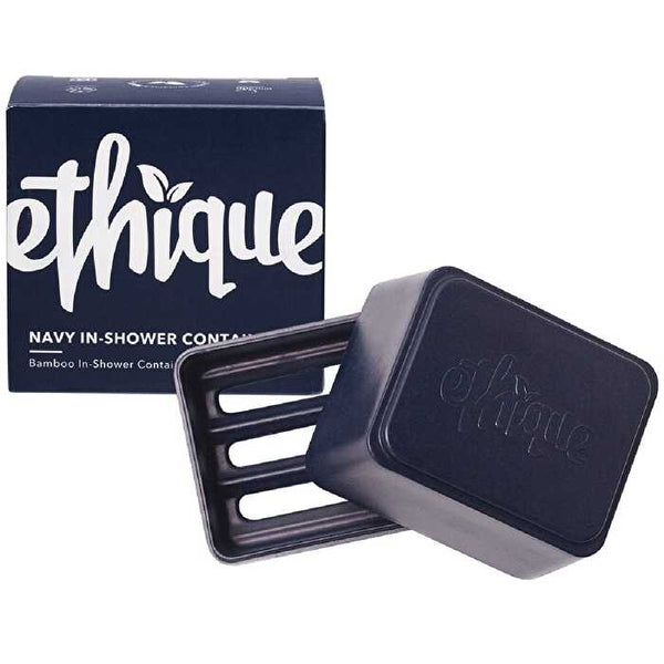 Ethique Bamboo & Cornstarch Shower Container Navy