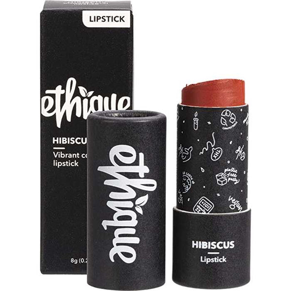 Ethique Lipstick Hibiscus Vibrant Coral 8g