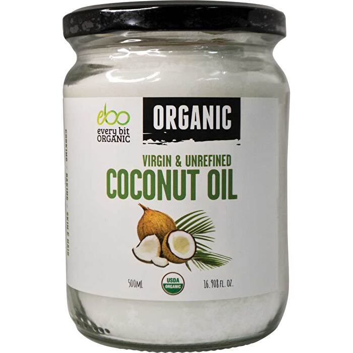 Every Bit Organic Coconut Oil Virgin & Unrefined 500ml