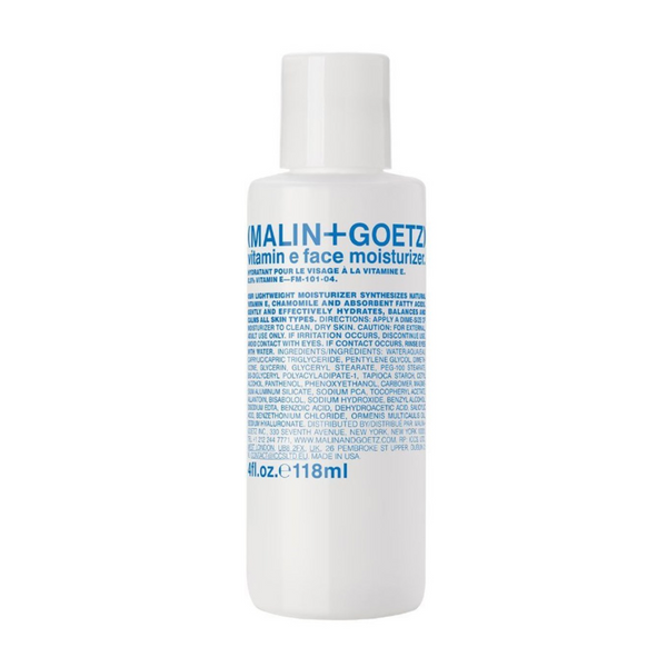 Malin + Goetz Vitamin E Face Moisturizer 118ml/4oz