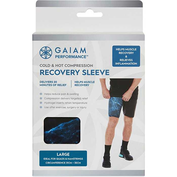 Gaiam Cold & Hot Compression Recovery Sleeve Medium