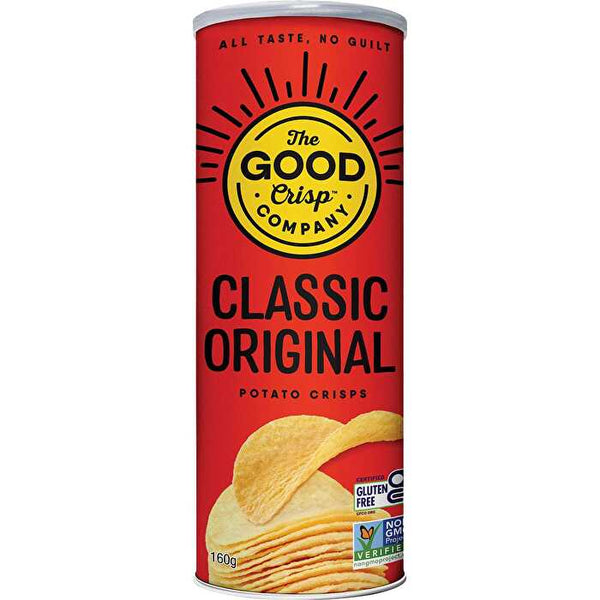 The Good Crisp Company Potato Crisps Classic Original 8x160g