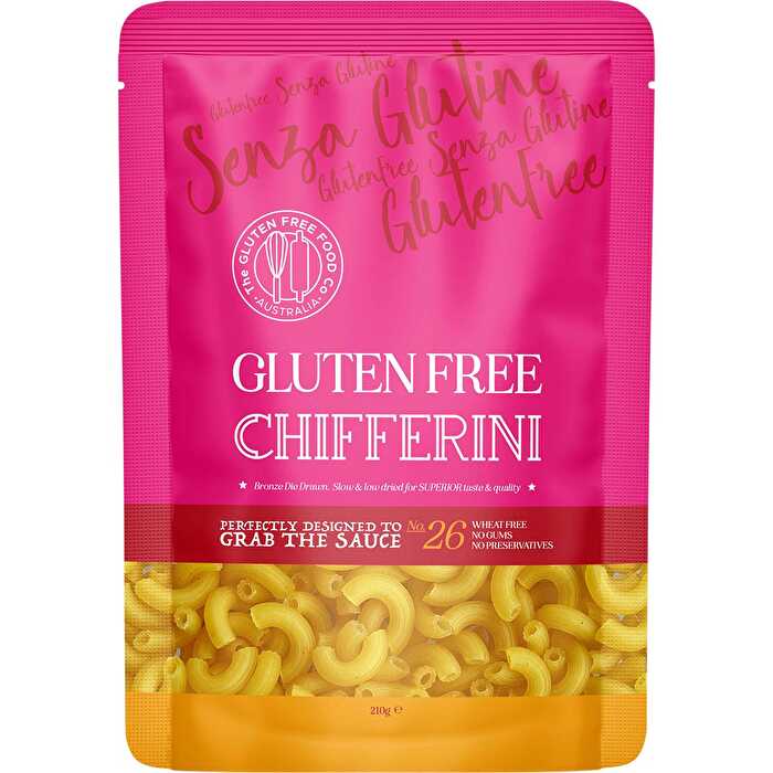 The Gluten Free Food Co. CHIFFERINI Gluten Free Pasta 210g