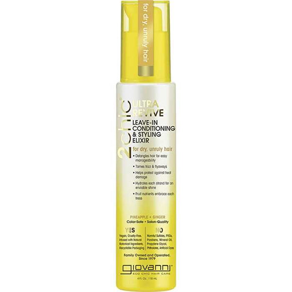 Giovanni Leave In Conditioner 2chic Ultra Revive Unruly Hair 118ml