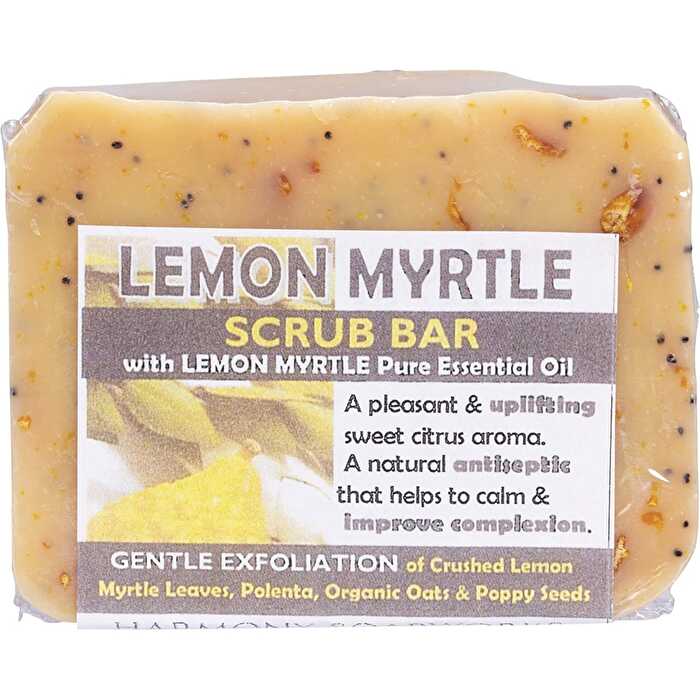 Harmony Soapworks Soap Scrub Bar Lemon Myrtle 140g