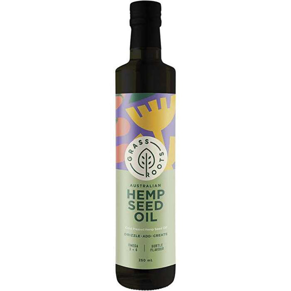 Grass Roots Australian Hemp Seed Oil 250ml